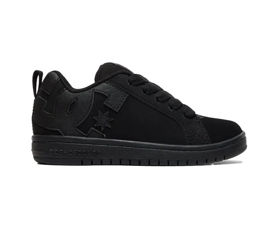 DC Kids' Court Graffik - Black/Black