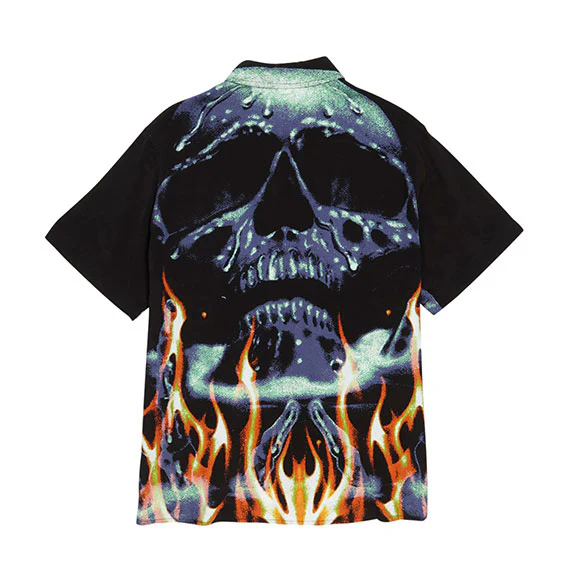 Deathwish Boiling Point Rayon Button Up - Image 2