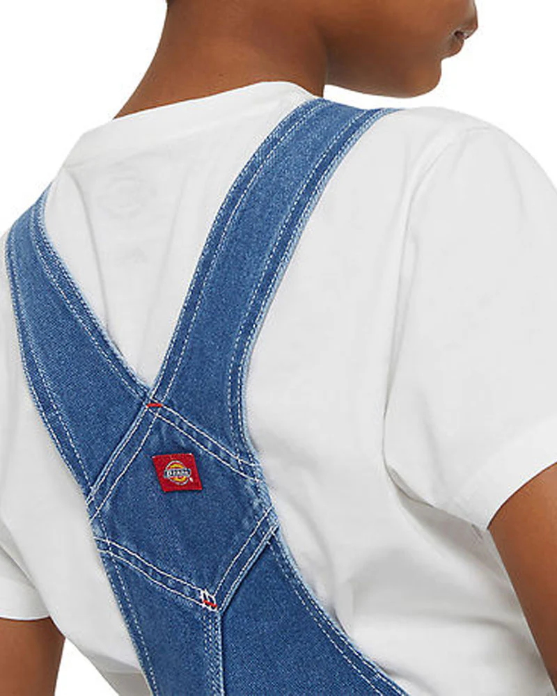 Dickies Kids' Denim Bib Overall Stonewashed Indigo Blue - Image 4