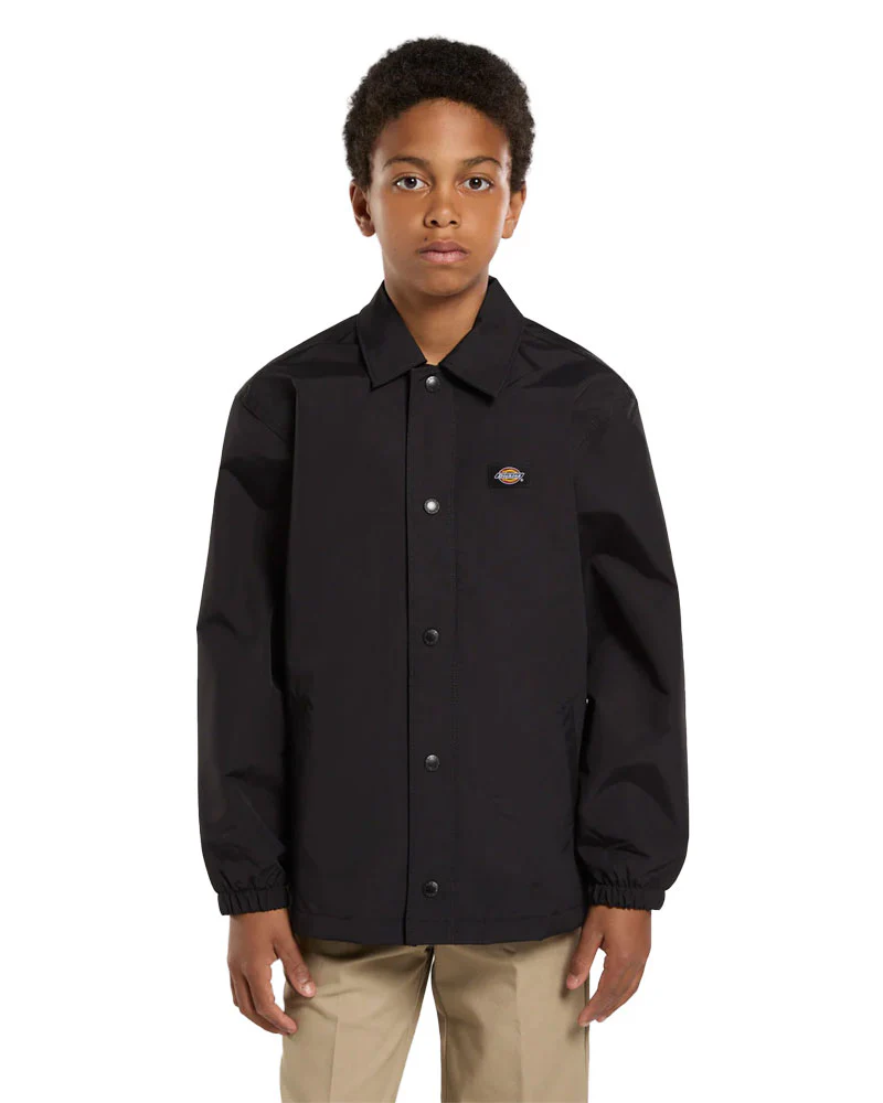 Dickies Kids' Oakport Coach Jacket Black - Image 3