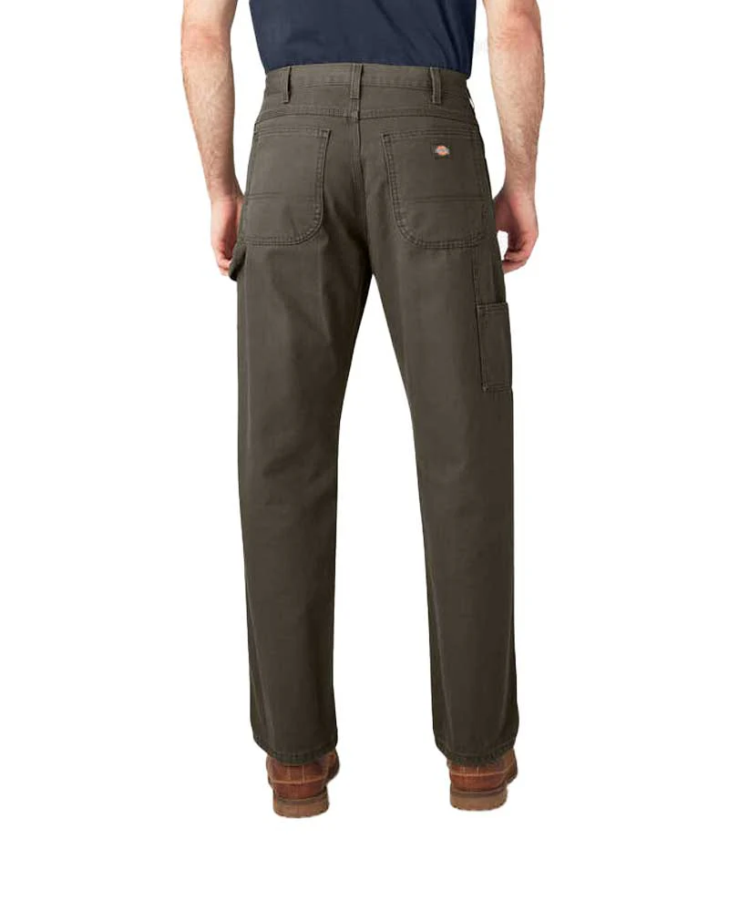 Dickies Relaxed Carpenter Pant - Rinsed Moss Green - Image 2