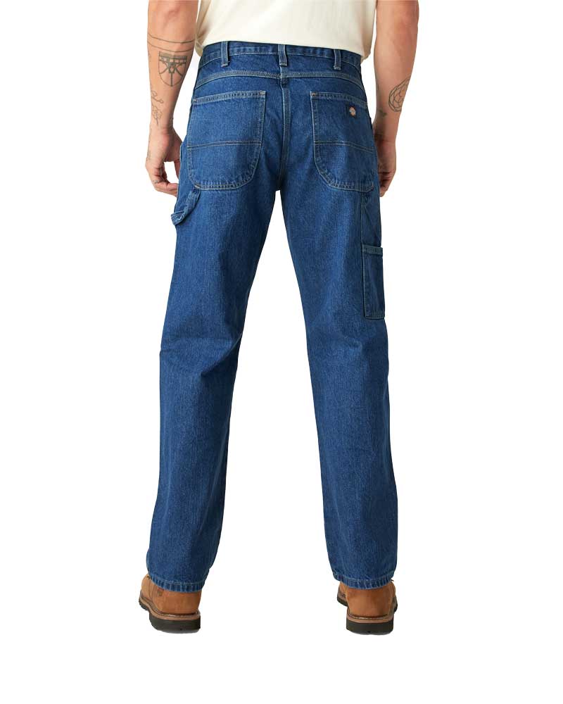 Dickies Relaxed Heavyweight Carpenter Jeans - Stonewash Indigo - Image 2