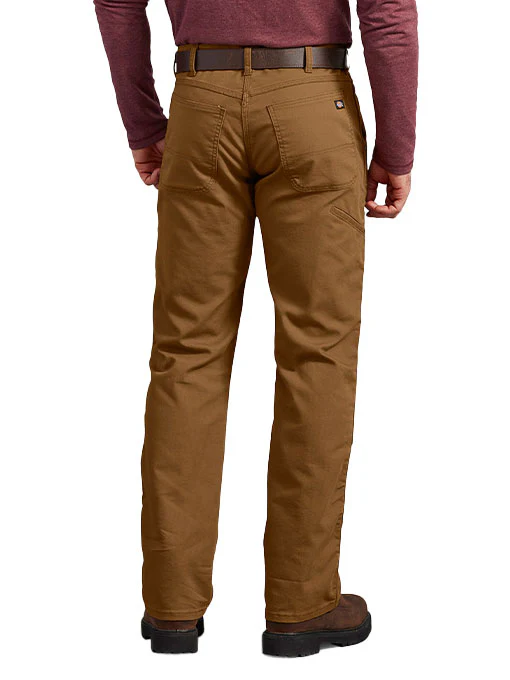 Dickies Tough Max Duck Double Knee Pant - Stonewashed Brown Duck - Image 2