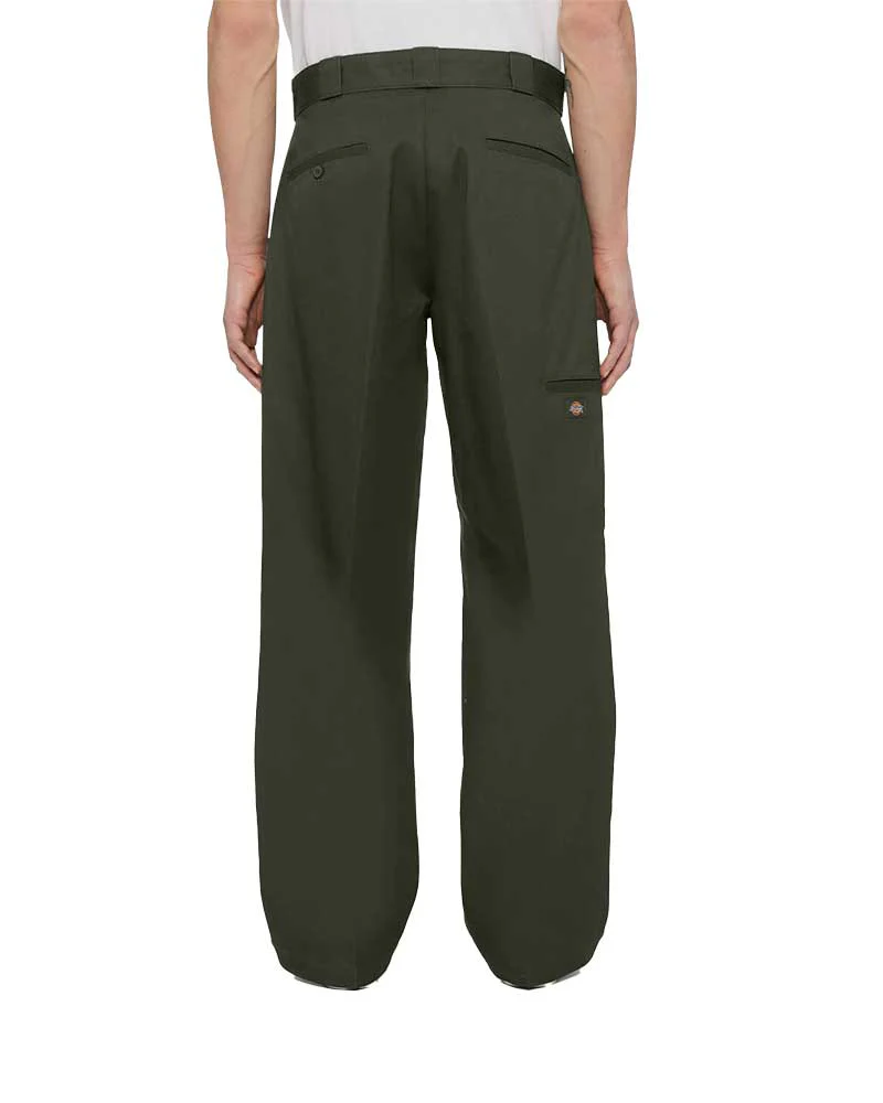 Dickies Twill Double Knee Work Pant Olive Green - Image 2