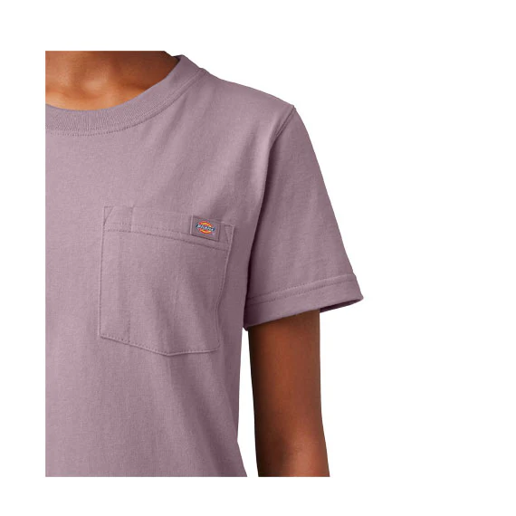 Dickies Women's Heavyweight Pocket T-Shirt Lilac - Image 3