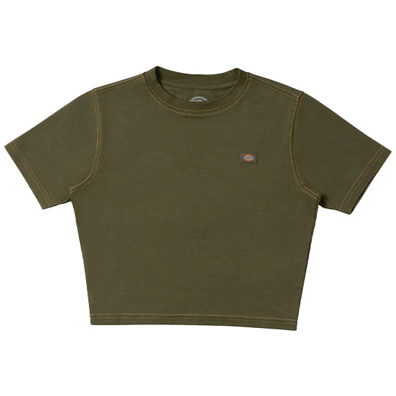 Dickies Women's Maple Valley Short Sleeve T-Shirt Military Green