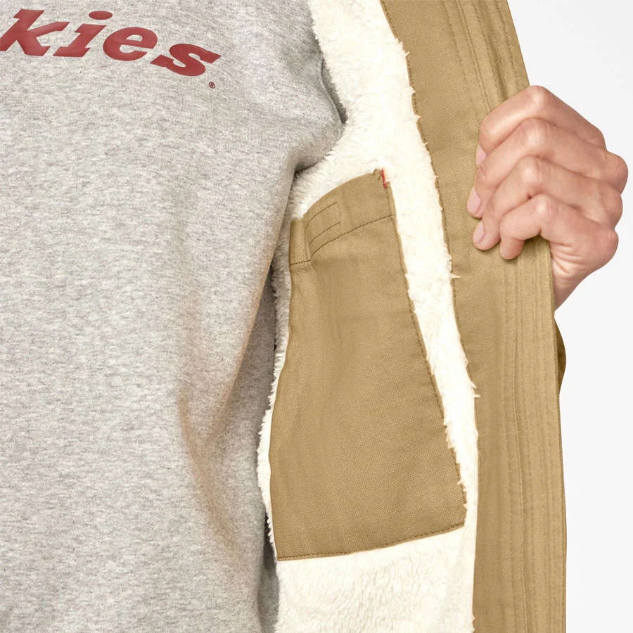Dickies Women's Sherpa Duck Bomber Rinsed Nubuck - Image 4