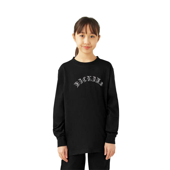 Dickies x Spitfire Youth Knit Long Sleeve T-Shirt - Black - Image 2