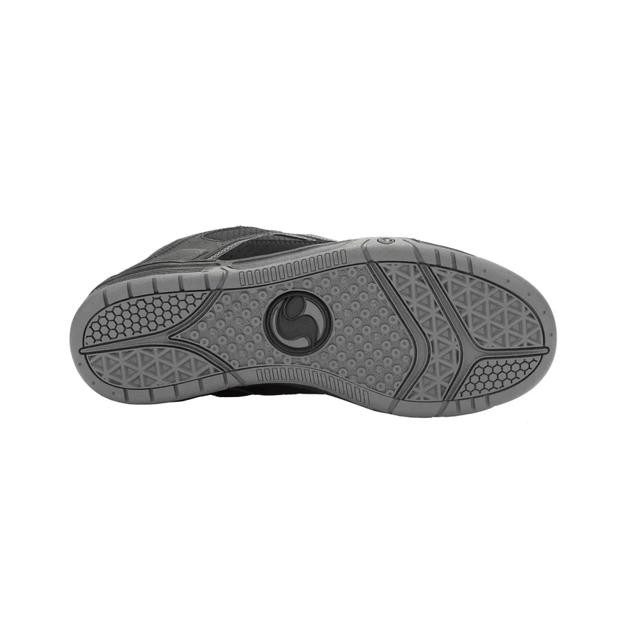 DVS Comanche Shoe Black Reflective Charcoal Leather - Image 4