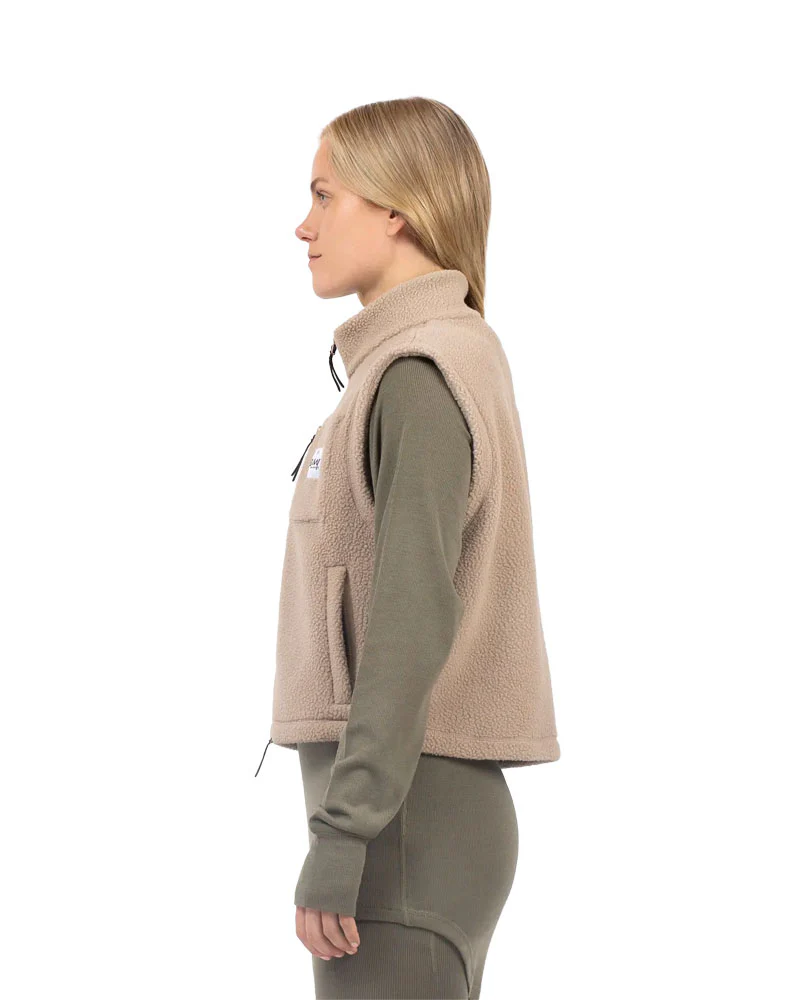 Eivy Women's Boxy Sherpa Vest Sand 2026 - Image 3