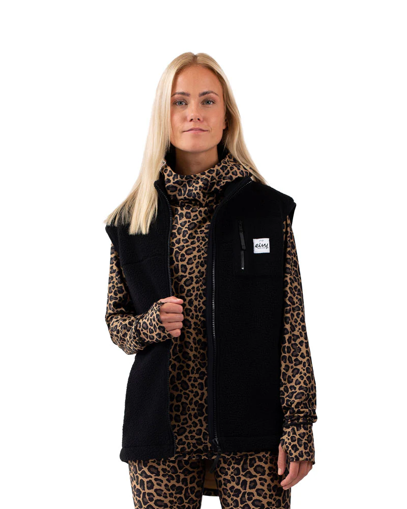 Eivy Women's Lumberjackie Sherpa Vest Black 2026 - Image 2