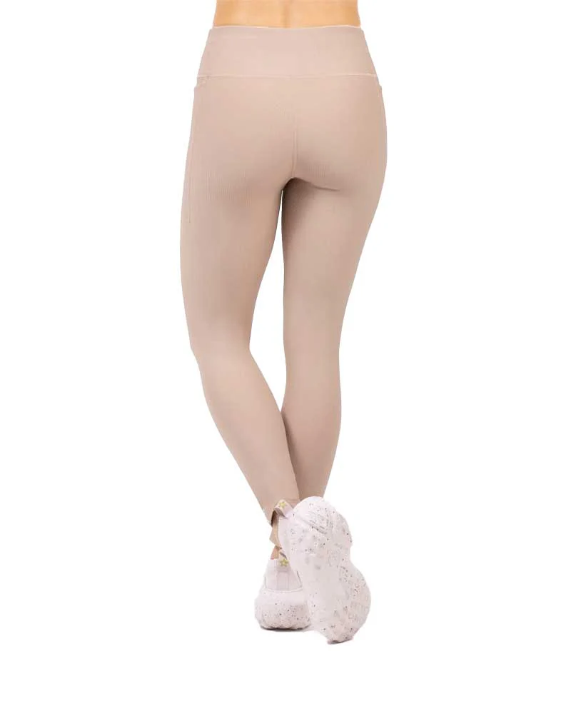 Eivy Women's Pocket Rib Tights Sand 2026 - Image 2