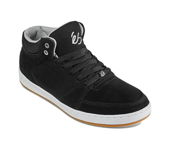 Es Accel Slim Mid - Black/White/Silver - Image 4