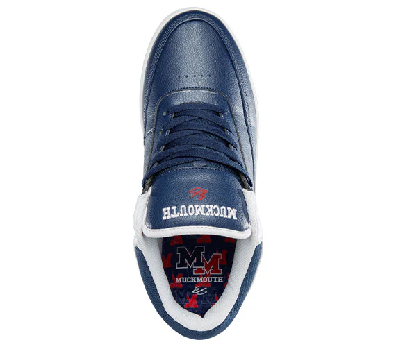 Es Stylus Mid X Muckmouth - Blue/White - Image 3