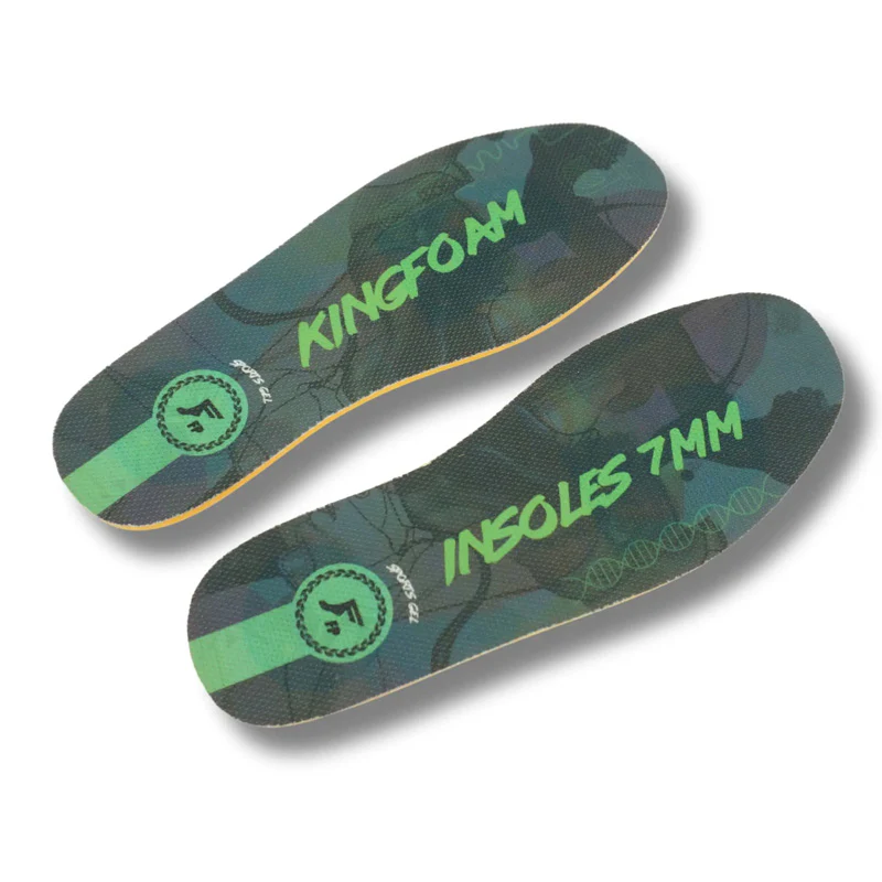 FP Kingfoam Orthotics Fluidx Insoles Black Camo Green - Image 2