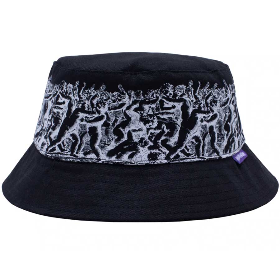 Fucking Awesome Cherub Flight Bucket Hat Black/White