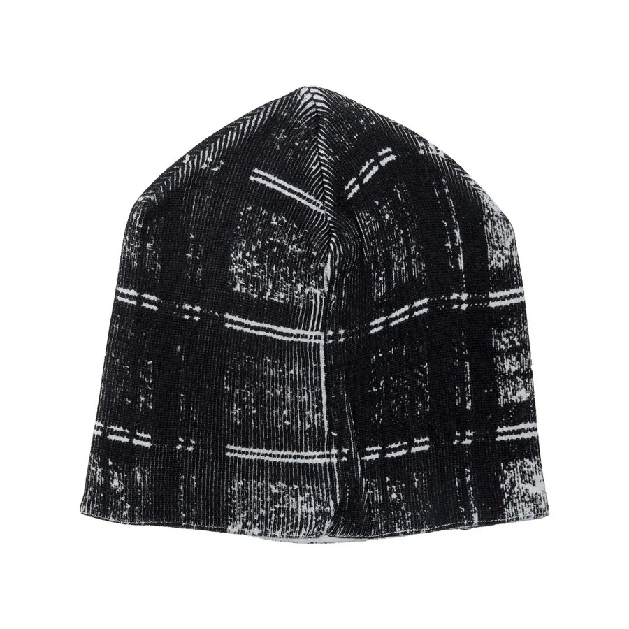 Fucking Awesome Digital Plaid Skully Beanie Black/Camo - Image 2