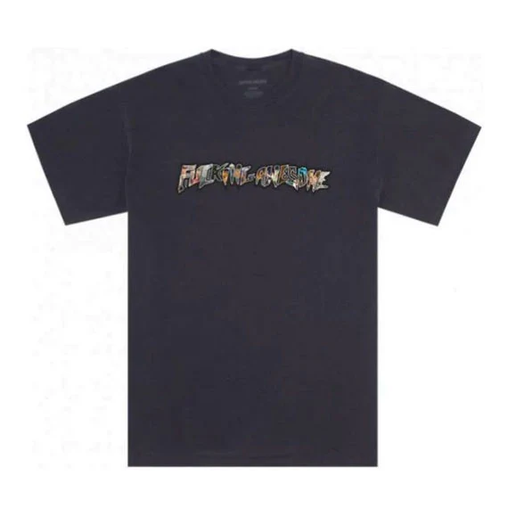 Fucking Awesome Dill Collage Logo Short Sleeve T-Shirt Pepper