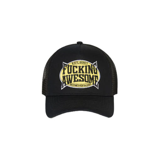 Fucking Awesome KO Mesh Trucker Snapback - Black
