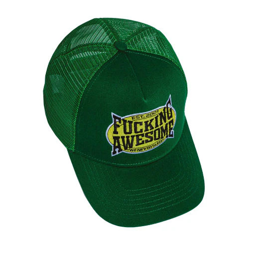 Fucking Awesome KO Mesh Trucker Snapback - Green
