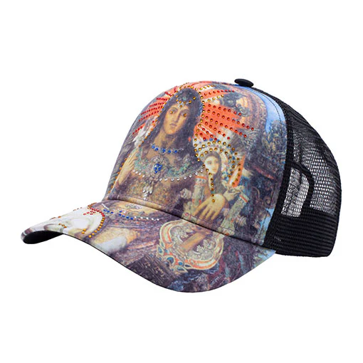 Fucking Awesome Throne Rhinestone Cap AOP
