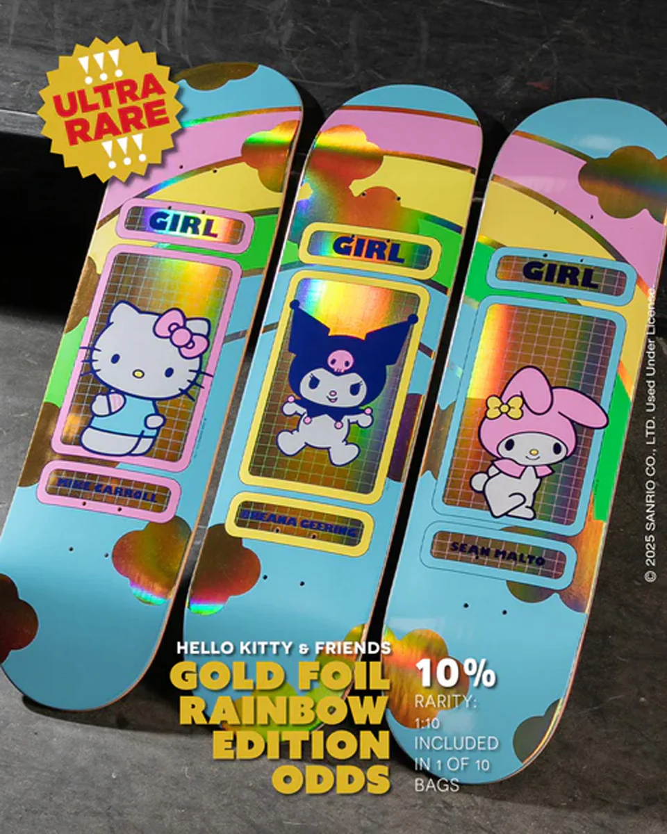 Girl Carroll Hello Kitty Rainbow Deck - Image 2