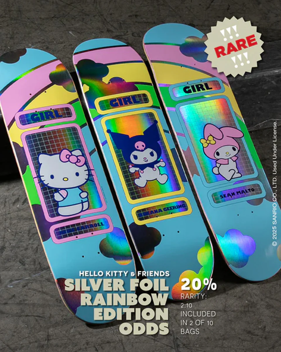 Girl Carroll Hello Kitty Rainbow Deck - Image 3