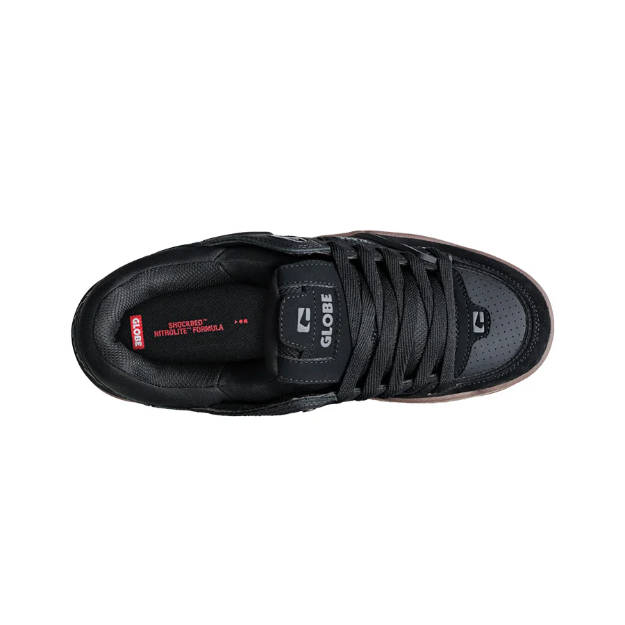 Globe Fusion Shoe Black/Tobacco Gum - Image 2
