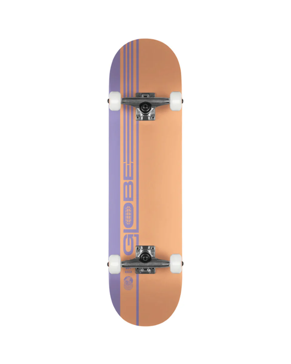 Globe G0 Strype Hard Complete Dusty Orange/Lavender 7.75"