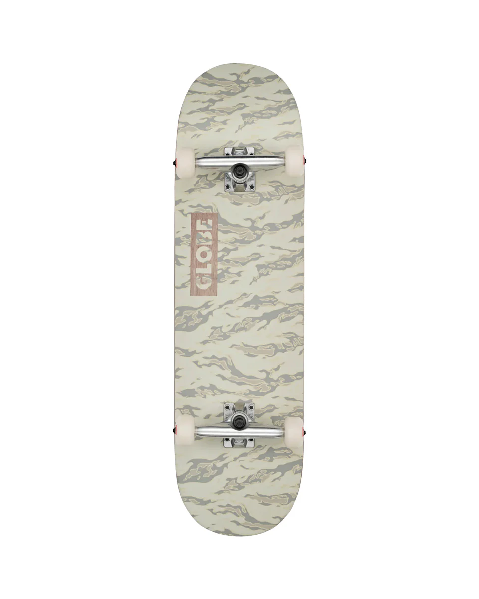 Globe Goodstock Vintage White Camo Complete 8.75"