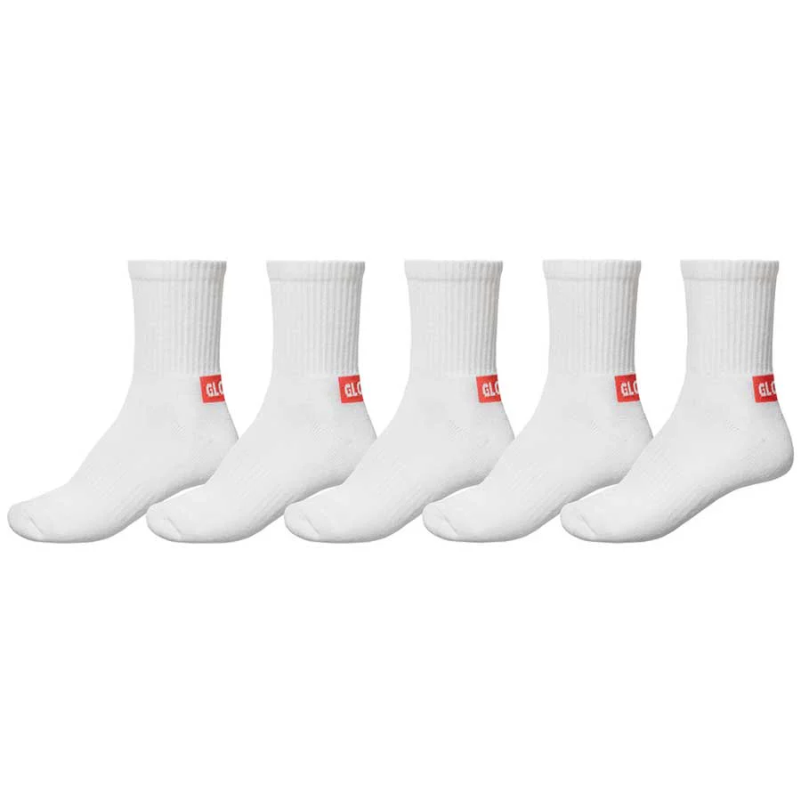 Globe Minibar Crew Sock 5-Pack Black
