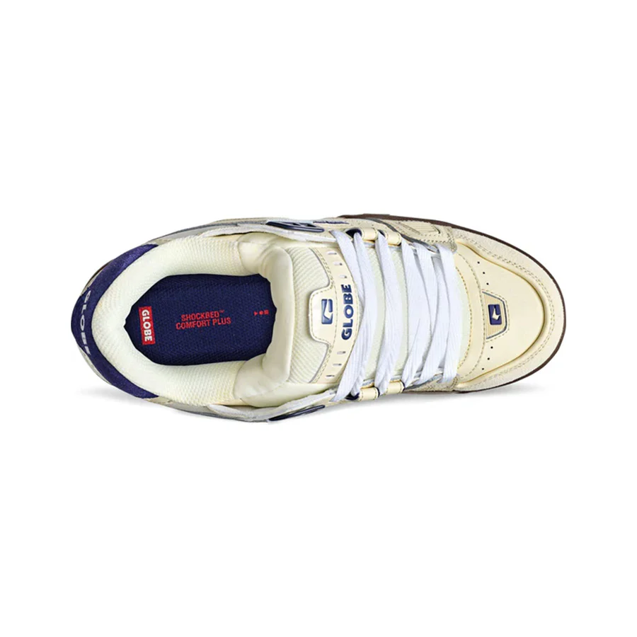 Globe Sabre Shoe Antique White/Blue - Image 2