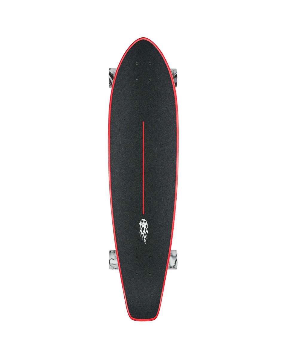 Globe The All-Time Longboard Complete Red Flames 35 - Image 2