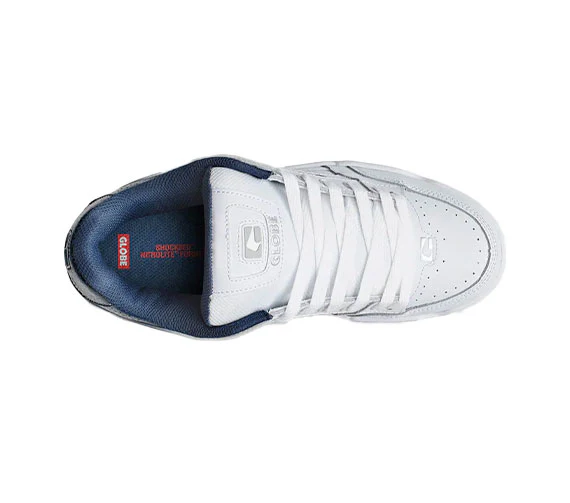 Globe Tilt - White/Blue Stipple - Image 2
