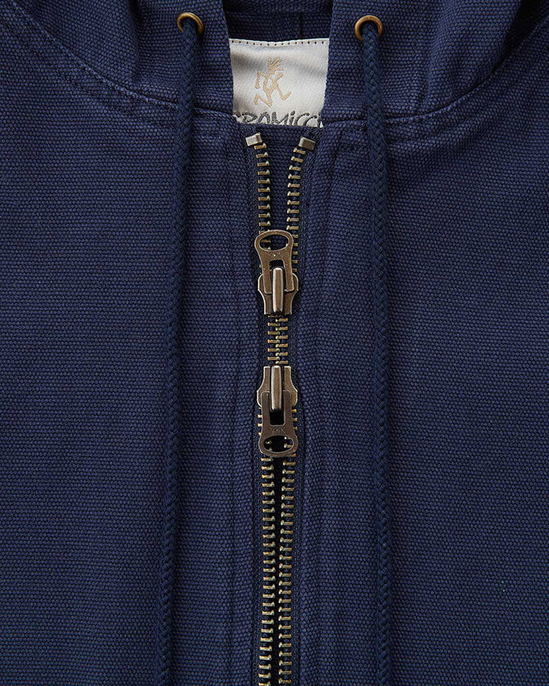 Gramicci El Cap Canvas Zip Jacket Navy - Image 3