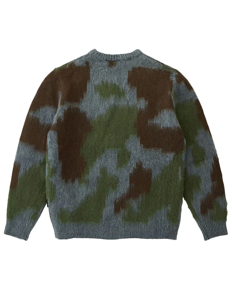 Gramicci Jungle Mohair Crewneck Sweater Digi Camo - Image 2
