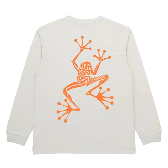 Gramicci Sticky Hands Long Sleeve T-Shirt White