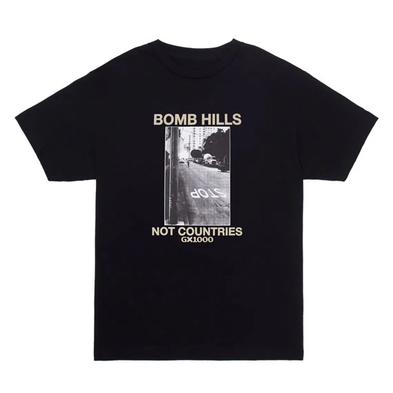 GX1000 Bomb Hills Not Countries T-Shirt Black/Tan