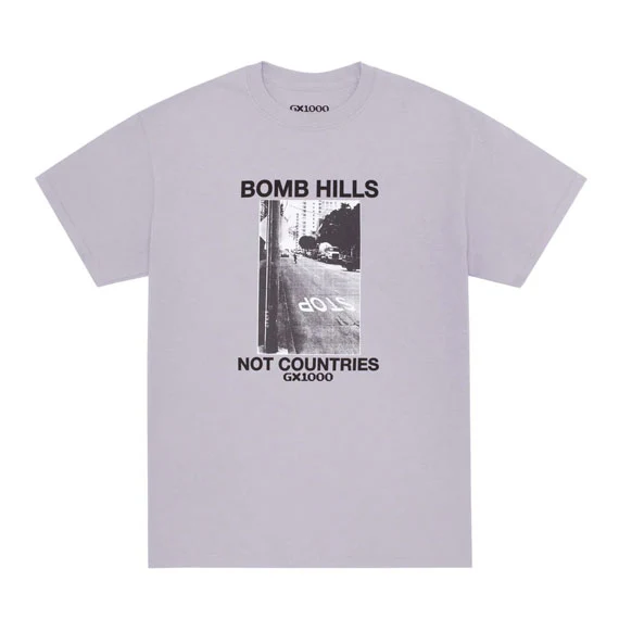 GX1000 Bomb Hills Not Countries T-Shirt Lilac Chalk