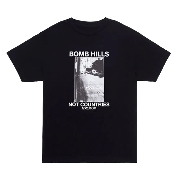 GX1000 Bomb Hills T-Shirt Black/White