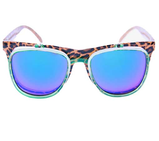 Happy Hour Sunglass Flip Ups - Leopard Pajama Party - Image 3
