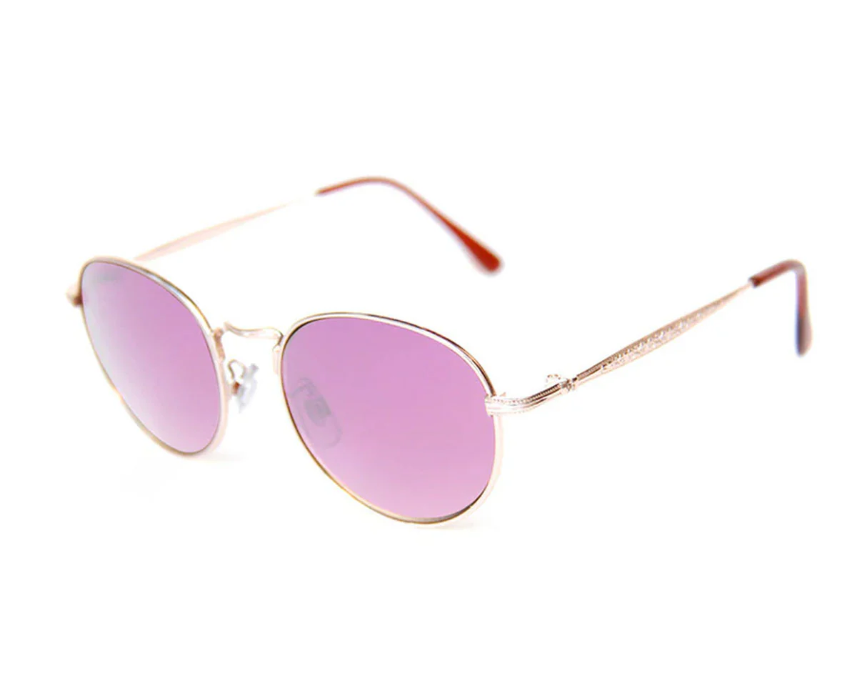 Happy Hour Sunglasses Holidaze - Gold Purple - Image 2