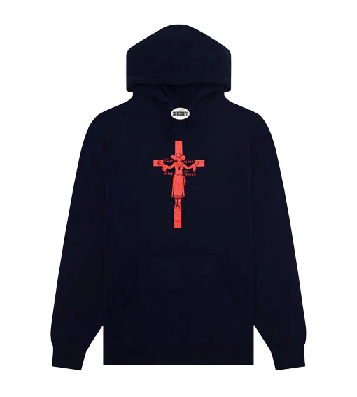 Hockey Sweet Heart Hooded Sweatshirt - Navy