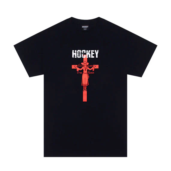 Hockey Sweet Heart T-Shirt - Black