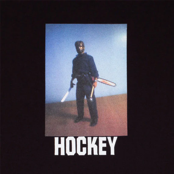 Hockey Weapon Man T-Shirt Black - Image 2