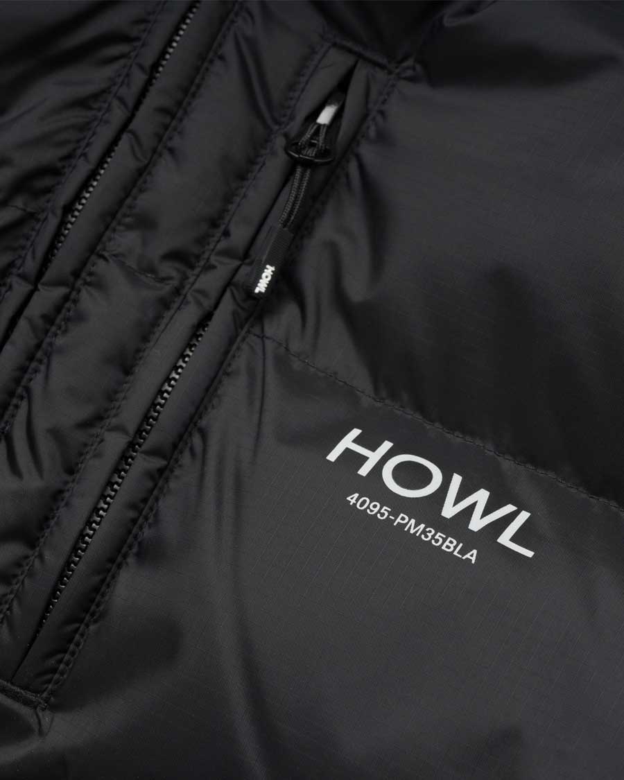 Howl Men's Puffy Jacket Black 2026 - Image 3