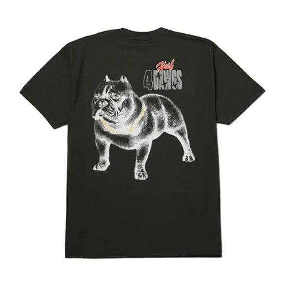 HUF 4 The Dawgs Short Sleeve T-Shirt Vintage Black
