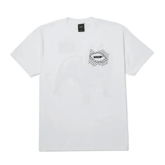 HUF 4 The Dawgs Short Sleeve T-Shirt White - Image 2
