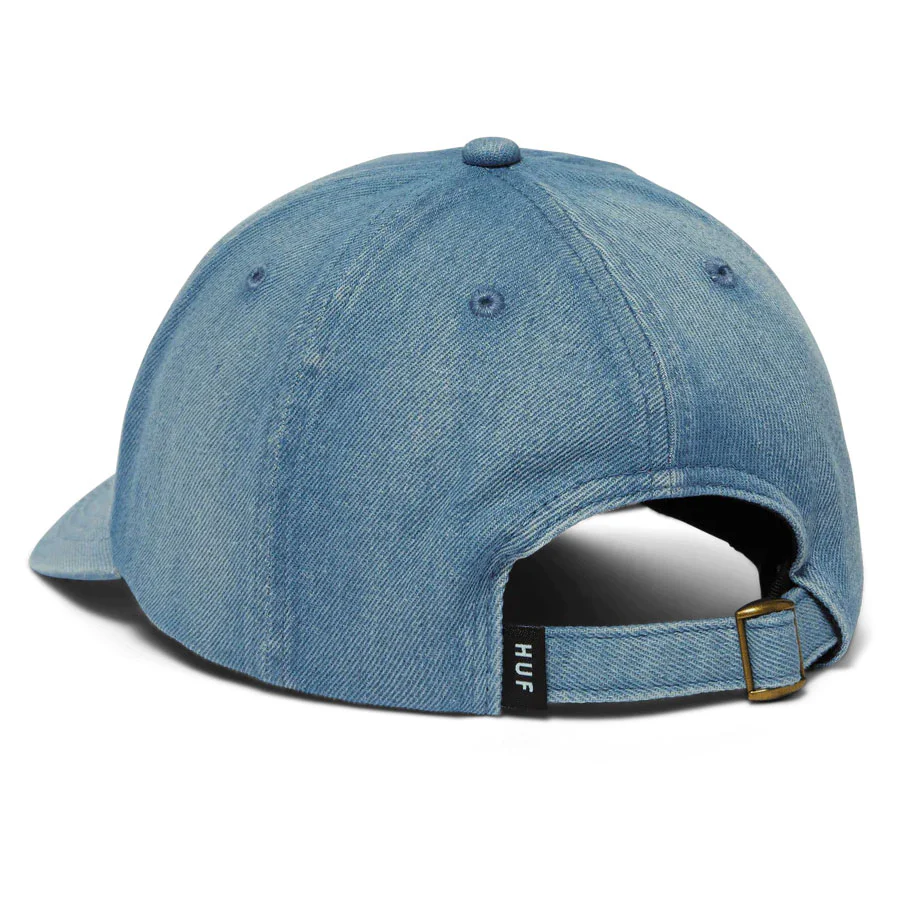 Huf Apollo Denim 6 Panel Cap - Light Blue - Image 2
