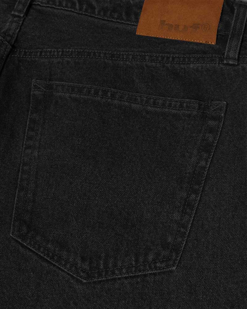 HUF Basic Ass Jeans Faded Black - Image 4